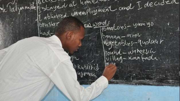 A Nigerian school teacher