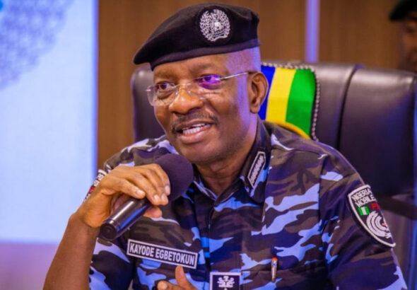 The Inspector-General of Police, Kayode Adeolu Egbetokun
