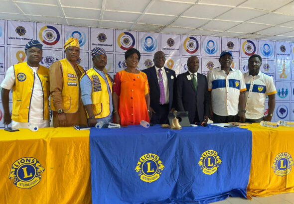 Lions Club past and present executives