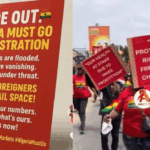 Ghanaians protest