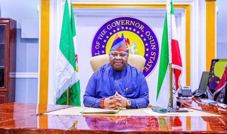 Adeola Adeleke, the Governor of Osun State