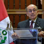 Peruvian Foreign Minister Hugo de Zela