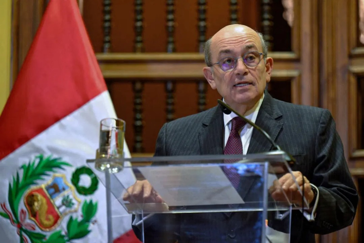 Peruvian Foreign Minister Hugo de Zela