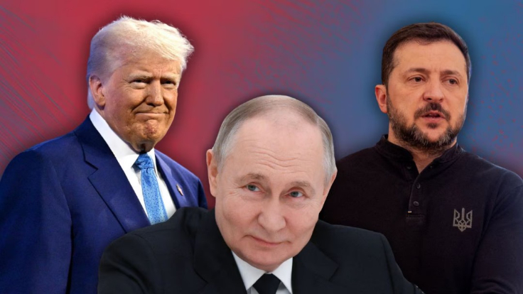 Trump, Putin and Zelensky