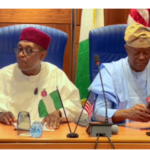 Coordinating Minister of Health and Social Welfare, Prof. Muhammad Ali Pate and Minister of Finance and Coordinating Minister of the Economy, Mr Wale Edun