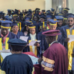 Postgraduate Diploma (PGD) Students of Nigerian Institute of Journalism (NIJ), Ogba, Lagos taking oath of admission during 2025/2026 matriculation ceremony today at Sir Kesington Adebutu Resource Centre.