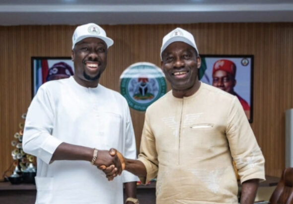 Nigerian entrepreneur, Obinna Iyiegbu and Anambra State Governor, Charles Soludo
