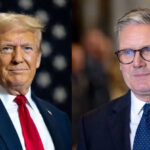 US President Donald Trump and British Prime Minister Keir Starmer