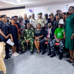 Cross section of participants at the training