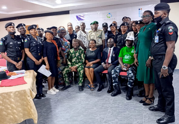 Cross section of participants at the training