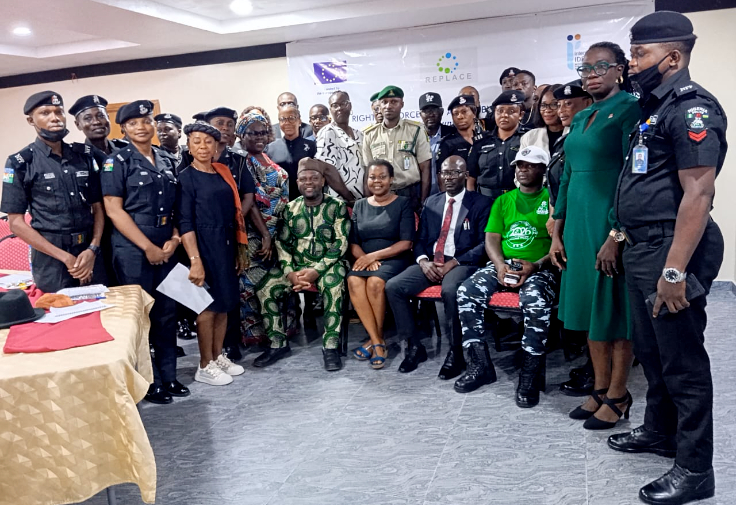 Cross section of participants at the training